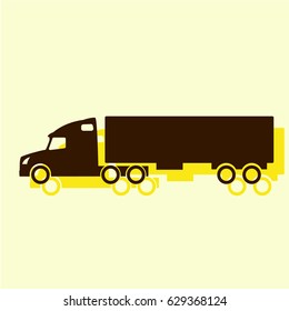 Truck icon vector