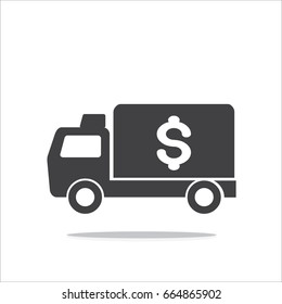 Truck icon vector