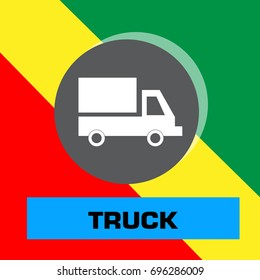 truck icon vector