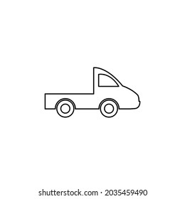 truck icon vector carriage  automobile sign