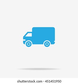 Truck icon. Vector concept illustration for design.