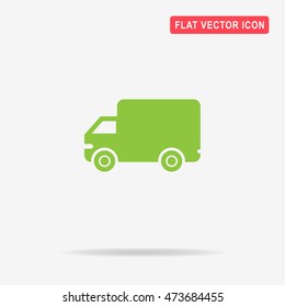 Truck icon. Vector concept illustration for design.
