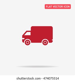 Truck icon. Vector concept illustration for design.