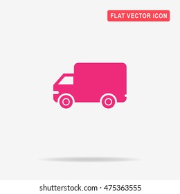 Truck icon. Vector concept illustration for design.
