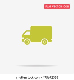 Truck icon. Vector concept illustration for design.