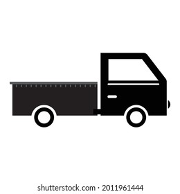 ilustración de vehículo vector de icono de camión