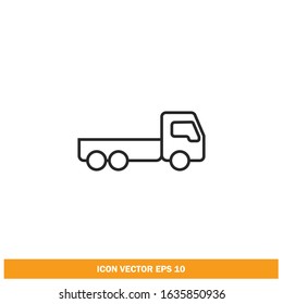 truck icon vector delivery symbol design element logo template eps10