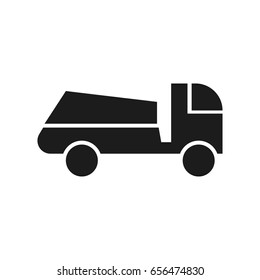 Truck icon vector. Delivery van, service concept, can be used for web and mobile design