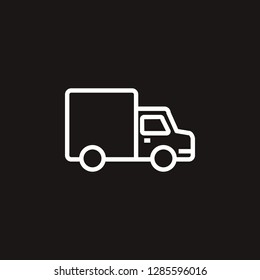 truck icon. truck vector design. sign design