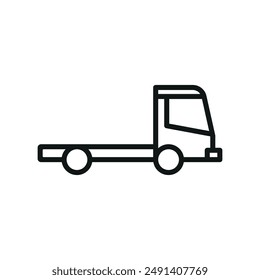 Truck icon vector design templates simple and modern concept