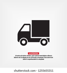 truck icon. Vector  Eps 10