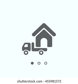Truck Icon, vector, icon flat