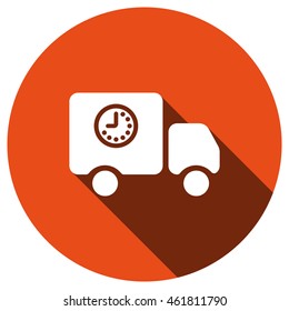 Truck Icon, vector, icon flat