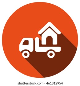Truck Icon, vector, icon flat