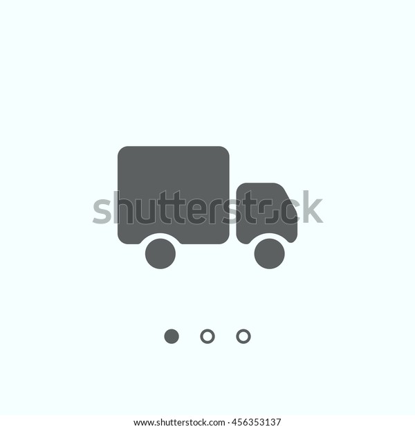 Truck Icon, vector, icon\
flat
