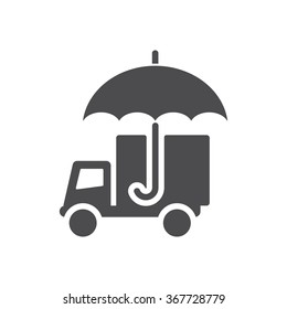 Truck Icon vector flat design
