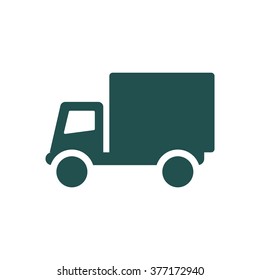 Truck Icon  vector flat design