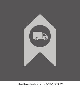 Truck  icon ,vector. Flat design.