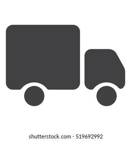 Truck Icon Vector flat design style