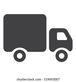 Truck Icon Vector flat design style