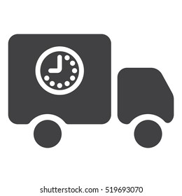 Truck Icon Vector flat design style