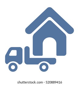 Truck Icon Vector flat design style