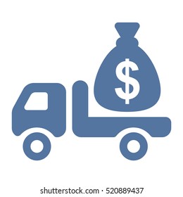 Truck Icon Vector flat design style