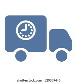 Truck Icon Vector flat design style