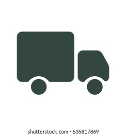 Truck Icon Vector flat design style