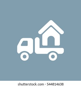 Truck Icon Vector flat design style
