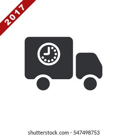 Truck Icon Vector flat design style