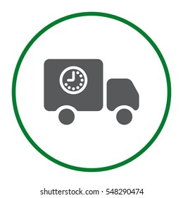 Truck Icon Vector flat design style