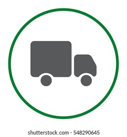 Truck Icon Vector flat design style