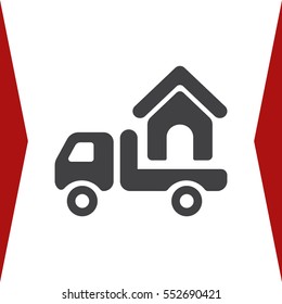 Truck Icon Vector flat design style