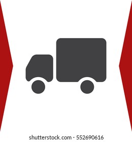 Truck Icon Vector flat design style