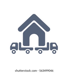 Truck Icon Vector flat design style