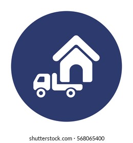 Truck Icon Vector flat design style