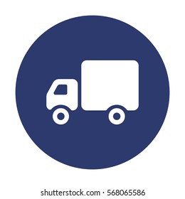 Truck Icon Vector flat design style