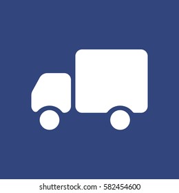 Truck Icon Vector flat design style
