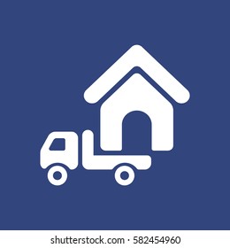 Truck Icon Vector flat design style