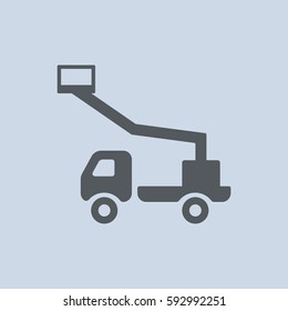 Truck Icon Vector flat design style
