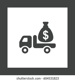 Truck Icon Vector flat design style