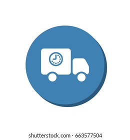 Truck Icon Vector flat design style