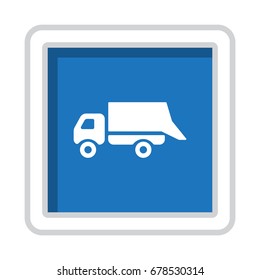 Truck Icon Vector flat design style