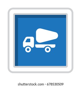 Truck Icon Vector flat design style