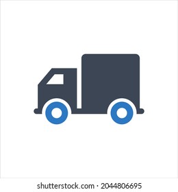 Truck icon vector graphic illustration