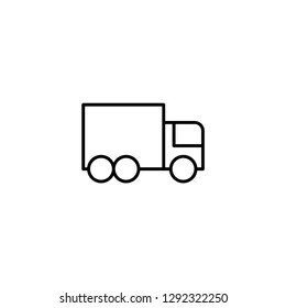 truck icon vector illustration