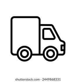 truck icon vector illustration, vector icon