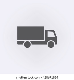 Truck icon . Vector illustration