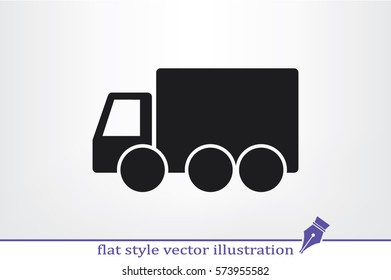truck icon vector illustration.